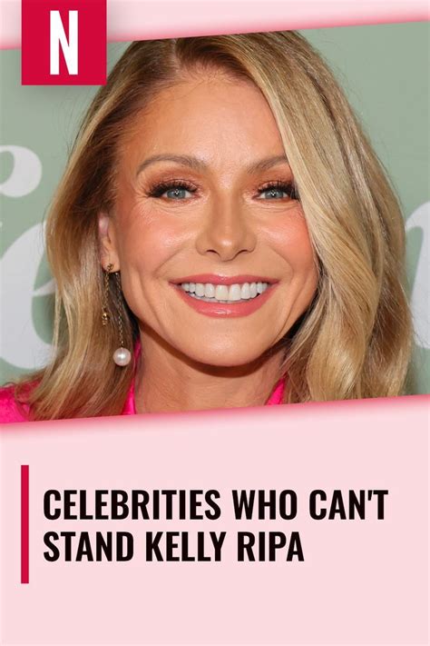 Celebrities Who Cant Stand Kelly Ripa Nicki Swift Kelly Ripa