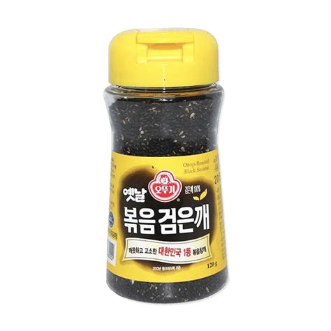 Ottogi Roasted Black Sesame Seed 120g Oceanic Supermarket