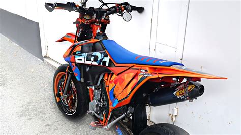 MY NEW SUPERMOTO LOOK Reveal Project KTM 500 EXC BLDH Motovlog