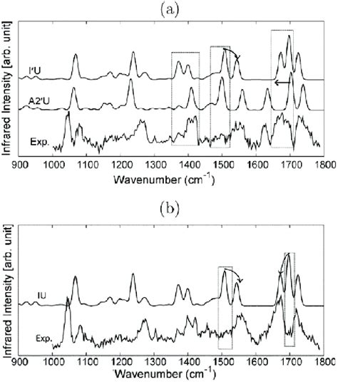 Comparison Between Theoretical And Experimental Midir Spectra For