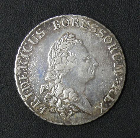 A German States Prussia Silver Ein Reichs Thaler Fridericus Km