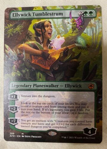 Mtg Ellywick Tumblestrum Extended Art 286 Afr Free Shipping Ebay