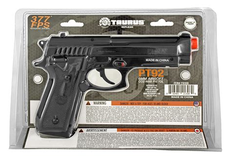 Taurus Pt92 Co2 Powered Nbb Airsoft Pistol