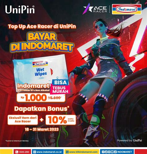 Indomaret On Twitter Top Up Ace Racer Di Unipin Dan Jangan Lupa Bayar