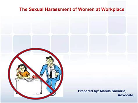 Protection Against Sexual Harassment In India Ppt