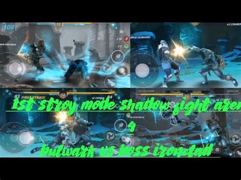 Shadow Fight 4 Arena Story Mode 1st Story With Ironclad Bulwark YouTube