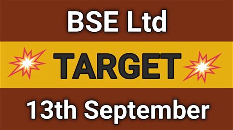 Bse Share Price News Today Bse Share Target Bse Share Latest News