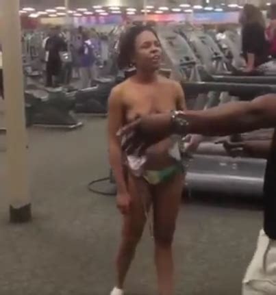 Nsfw Crazy Woman Clearly Took Too Much Pre Workout And Went On A Naked Rampage At A Gym