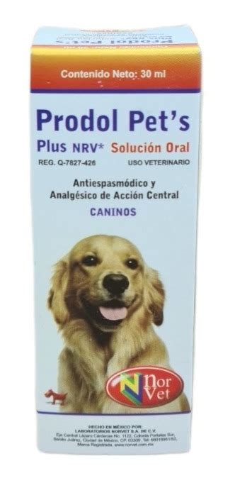 Norvet Prodol Pet S Plus Analg Sico Para Perro Sol Oral Ml Meses