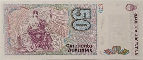 Argentinien Australes O D Banknote I Ma Shops