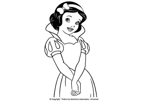 Los Mejores Dibujos De Blanca Nieves Para Colorear Todo Para Colorear