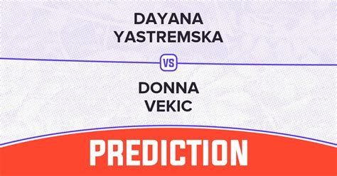 Dayana Yastremska Vs Donna Vekic Prediction Wimbledon