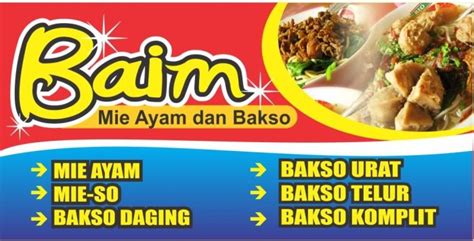 Get Desain Banner Bakso Dan Mie Ayam PNG