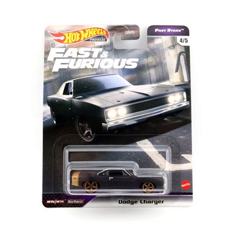 HOT WHEELS Premium Fast Furious Fast Stars Dodge Charger GRL71 0887961907001 Cena Opinie