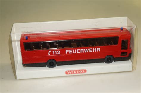 Wiking Mb Mannschaftsbus Fw Interschutz Neuw Ovp