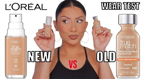 NEW FORMULA Original* L'Oreal True Match Foundation // Wear, 45% OFF