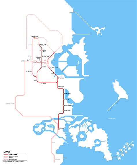 Map Qatar Metro - Share Map