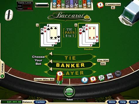 Online Baccarat Game. Free Casino Games