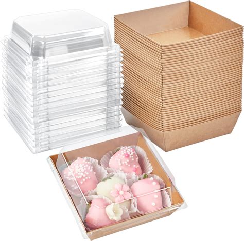 Amazon Kosotody 50 Pack Charcuterie Boxes With Clear Lids 4