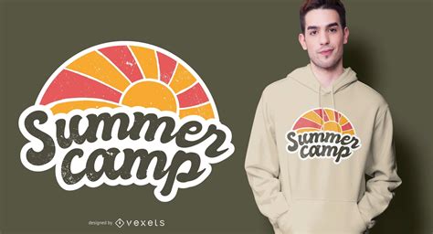 Summer Camp Vintage T Shirt Design Vector Download