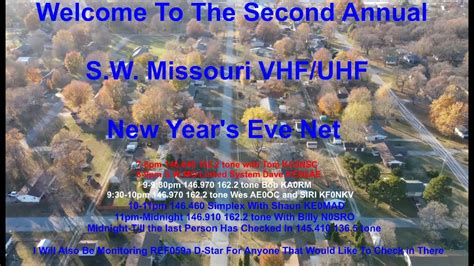 2nd Annual Sw Missouri Vhfuhf New Years Eve Net Youtube