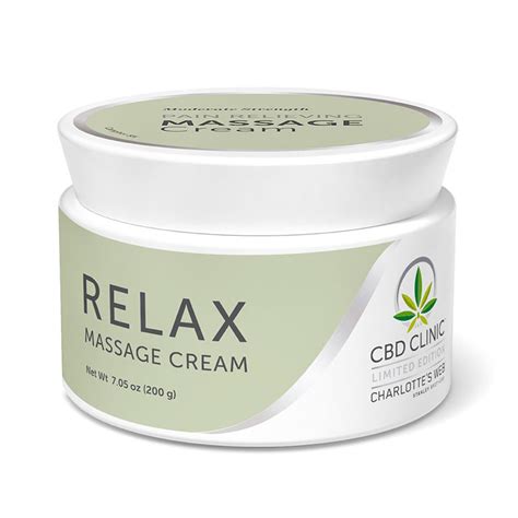 Cbd Clinic™ Relax Massage Cream My Cbd Solution