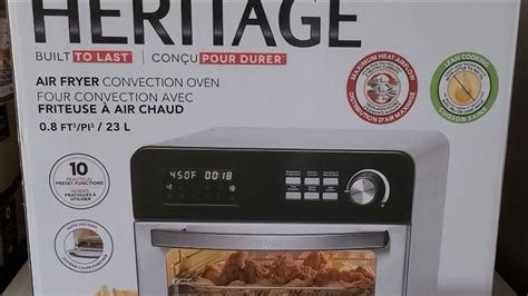 Unboxing Heritage Air Fryer Convention Oven Youtube