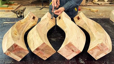 Extremely Ingenious Skills Curved Woodworking Craft Worker Unique