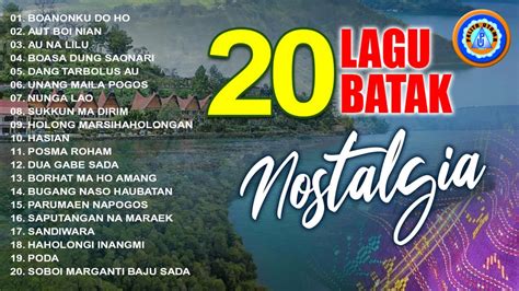 Kumpulan 20 Lagu Batak Nostalgia Lagi Lagu Batak Terpopuler