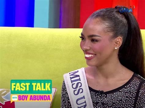 Fast Talk With Boy Abunda Chelsea Manalo Tinuldukan Ang Isyu Ng Miss