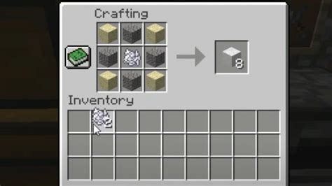 how to make white concrete minecraft