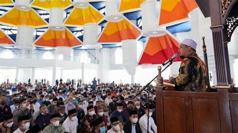 Masjid 99 Kubah Makassar Sudah Digunakan Salat 5 Waktu Gubernur Sulsel