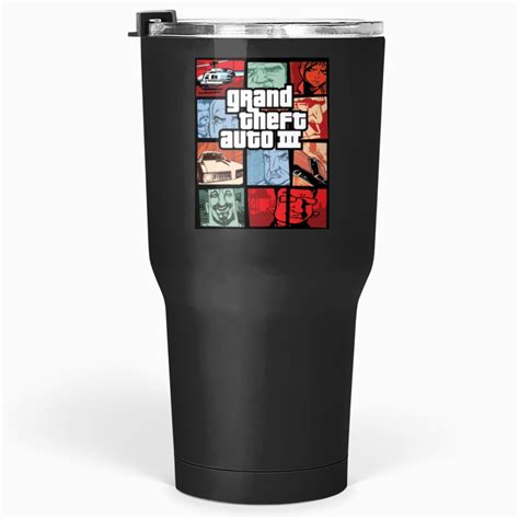 Grand Theft Auto III Tumblers 30 Oz Sold By AdrianDLe SKU 84946343