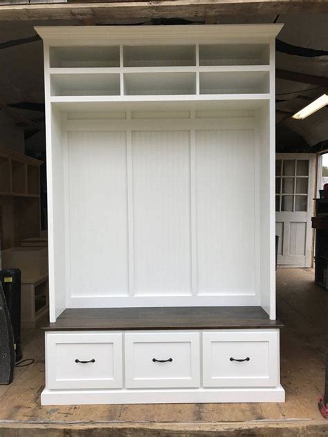 Entryway Bench Shoe Storage Organization Mudroom Hall Etsy Entryway