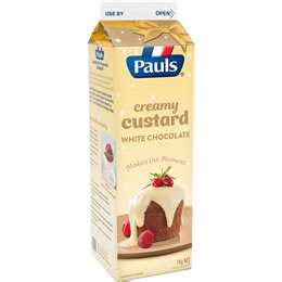 Pauls Creamy Custard White Chocolate Kg Woolworths