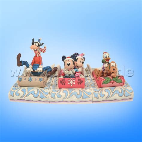 Disney Traditions A Wild Ride Goofy Sledding Figurine By Jim Shore