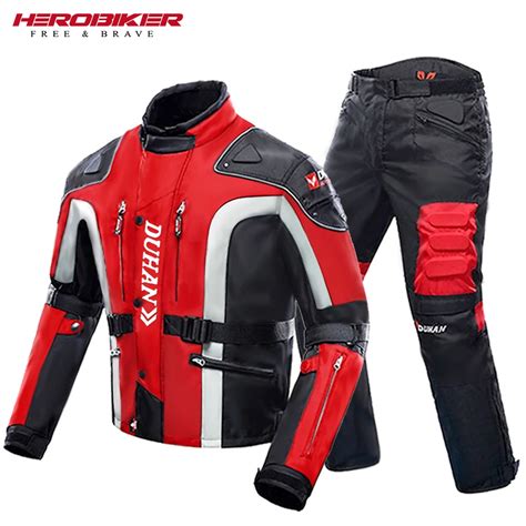 Duhan Ensemble Veste Et Pantalon Pour Moto Coupe Vent Quipement De