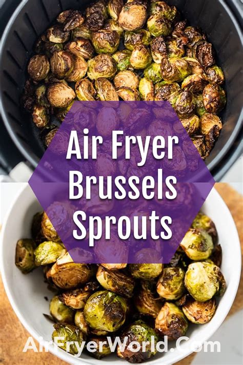 Air Fryer Brussels Sprouts Healthy Less Oil Crisp Air Fryer Worl