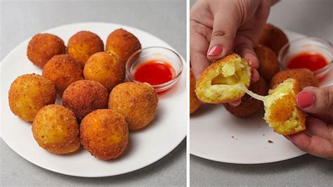 Potato Cheese Balls Crispy Cheese Ball Cheesy Potato Ball Recipe