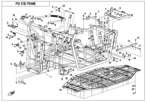 CFMOTO F03 Frame Assy Sherco