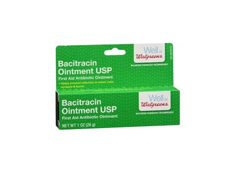 Walgreens Bacitracin Ointment Usp 1 Oz Ingredients And Reviews