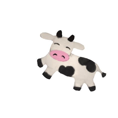 littlewinkssleep giphyupload happy cow moo Sticker