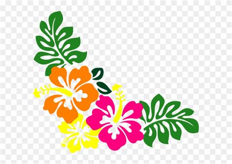 Hibiscus 20 Clip Art - Hibiscus Flowers Clipart Png, Transparent Png ...