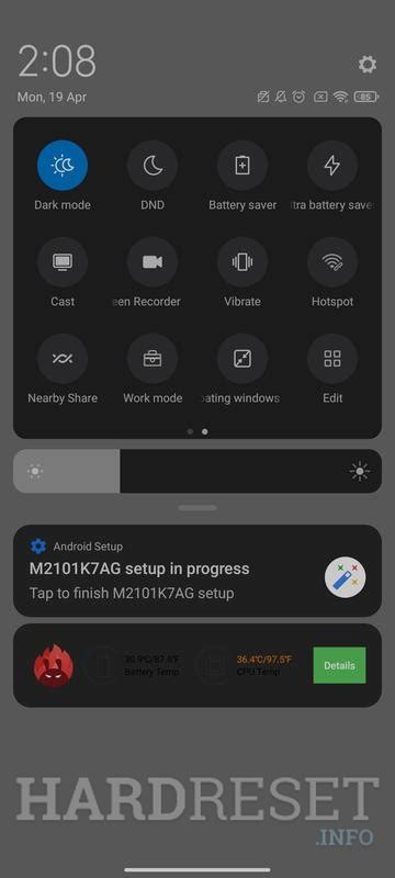 Dark Mode REDMI Note 11 4G How To HardReset Info