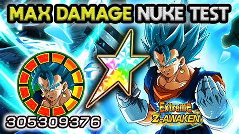 Dokkan World On Twitter 100 EZA LR VEGITO BLUE MAX DAMAGE NUKE TEST