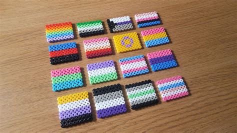 Lgbt Pride Flag Pixel Art Badge Llavero Magnet Teléfono Etsy España