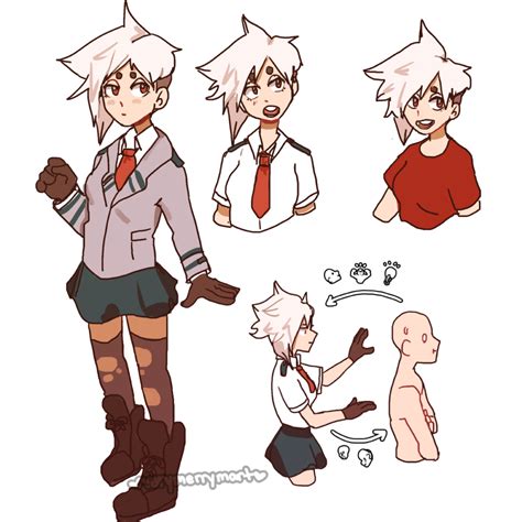 Mha Oc Female Base Bnha Female Profile Uniform Base 1 By