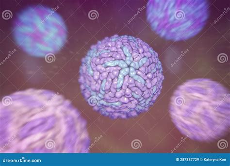 Dengue Viruses 3d Illustration Stock Illustration Illustration Of