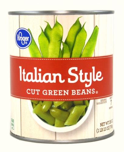 Kroger® Italian Style Cut Green Beans 28 Oz Kroger