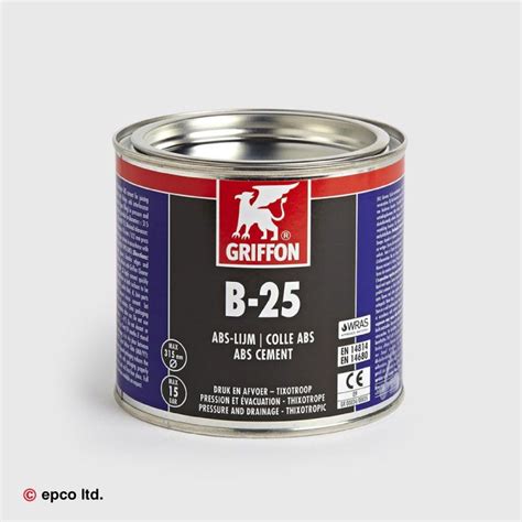 B 25 Abs Cement Griffon Epco Plastics